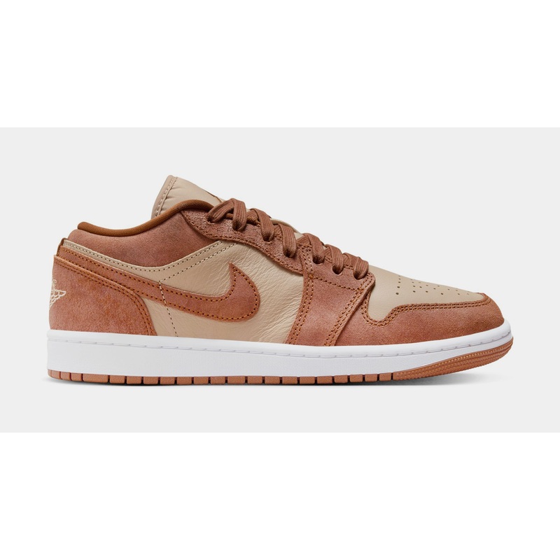 Air Jordan 1 Low SE Womens Lifestyle Shoes (Legend Medium Brown/Sail/Legend Coffee)