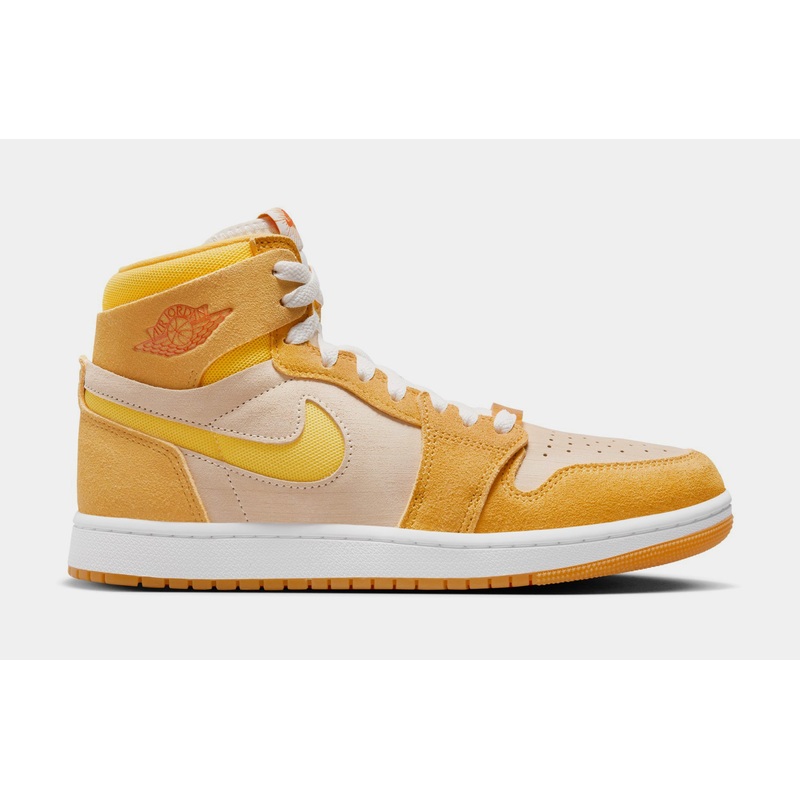 Air Jordan 1 Zoom CMFT 2 Womens Lifestyle Shoes (Yellow Ochre/Yellow Pale/Vanilla)