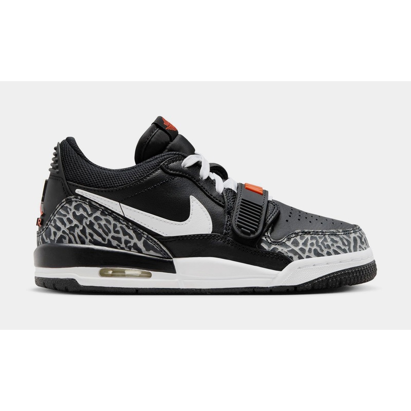 Air Jordan Legacy 312 Grade School Basketball Shoes (Black/Wolf Grey/Safety Orange/White)