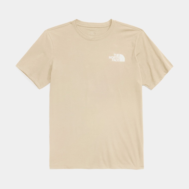 Box NSE Mens Short Sleeve Shirt (Khaki Stone/Black)