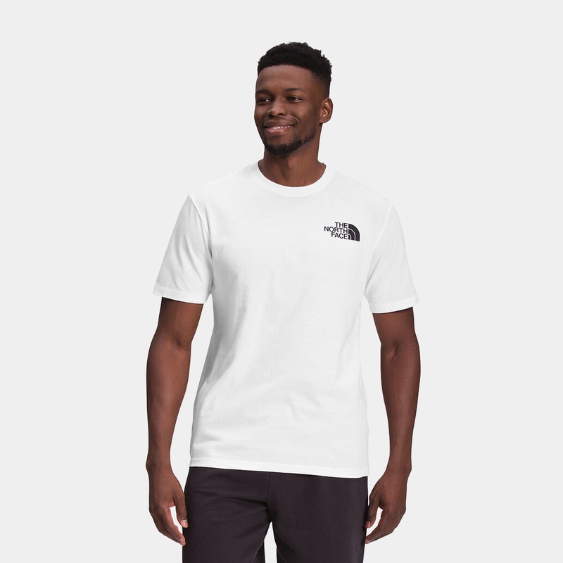 Box NSE Mens Short Sleeve Shirt (White/Black)