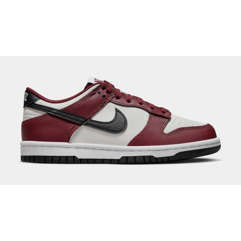 Dunk Low Grade School Lifestyle Shoes (Dark Team Red/Black/Summit White/White)