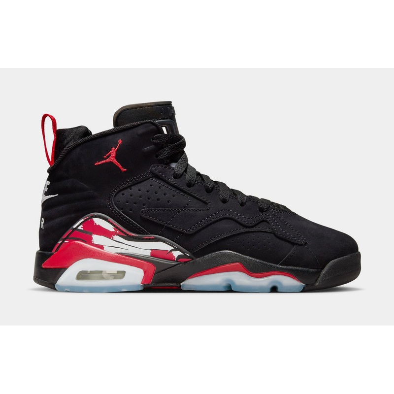 Jumpman MVP Grade School Basketball Shoes (Black/Red)