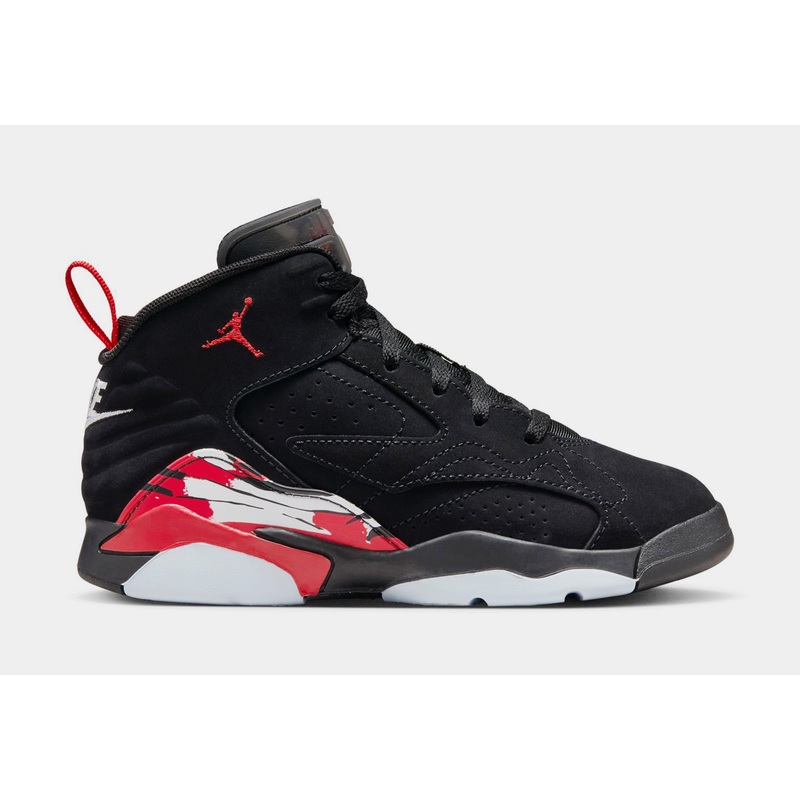 Jumpman MVP Preschool Basketball Shoes (Black/University Red/White)