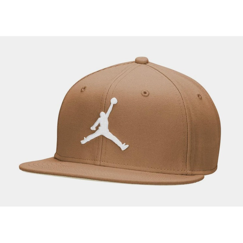 Jumpman Pro Snapback Mens Hat (Brown/White)