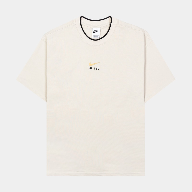 NSW Air Fit Mens Short Sleeve Shirt (Beige/Grey)