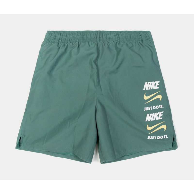 NSW Mesh Lined 7″ Short Mens Shorts (Green/White)