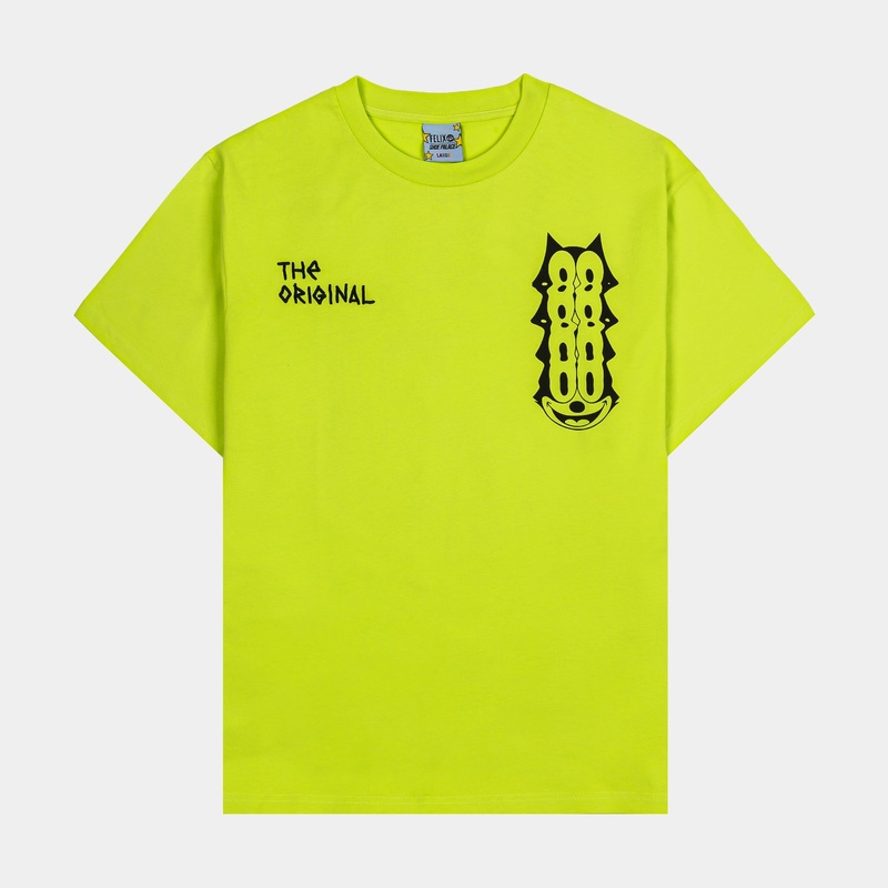 SP x Felix The Cat 8 Ball Mens Short Sleeve Shirt (Yellow/Black)
