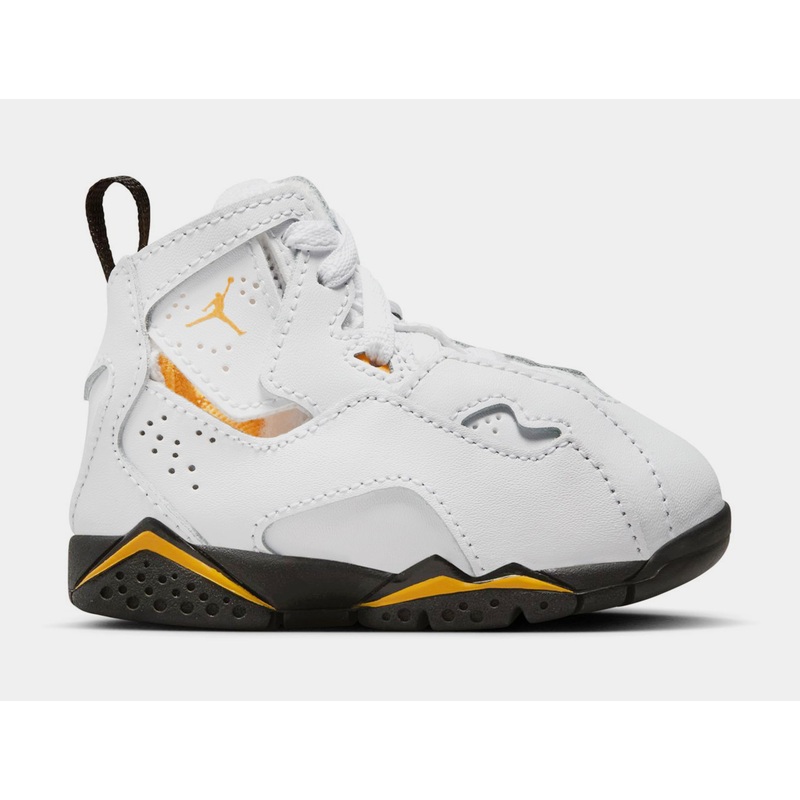 True Flight White Yellow Ochre Infant Toddler Lifestyle Shoes (White/Yellow Ochre/Black)