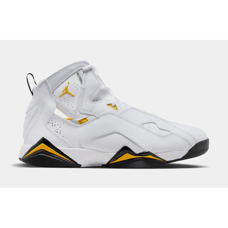 True Flight White Yellow Ochre Mens Lifestyle Shoes (White/Yellow Ochre/Black)