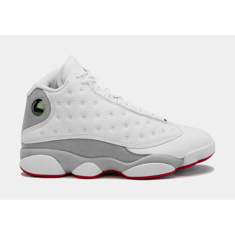 Air Jordan 13 Retro Wolf Grey Mens Lifestyle Shoes (White/Grey) Free Shipping