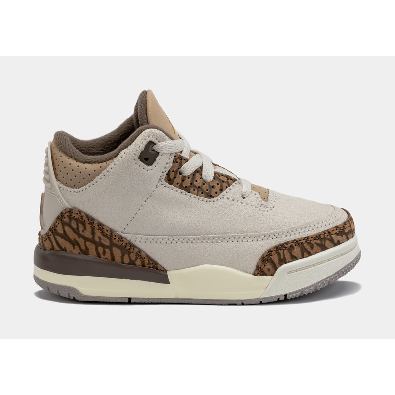 Air Jordan 3 Retro Palomino Infant Toddler Lifestyle Shoes (Light Orewood Brown/Palomino)