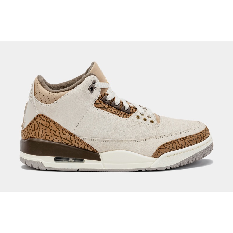 Air Jordan 3 Retro Palomino Mens Lifestyle Shoes (Light Orewood Brown/Palomino)