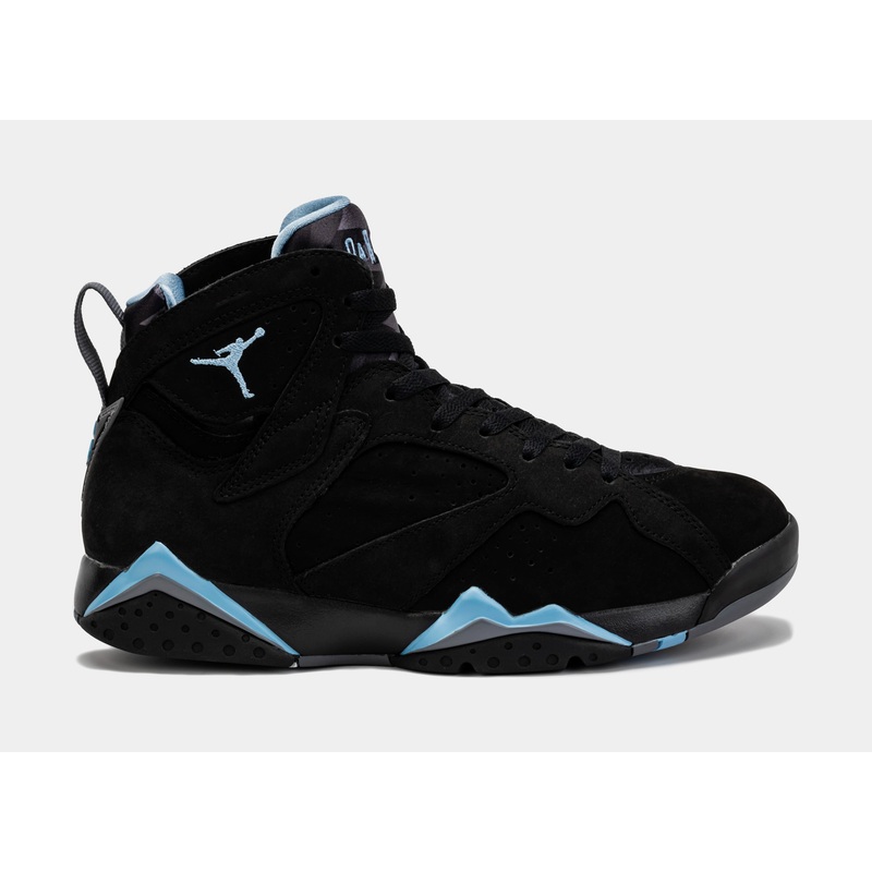 Air Jordan 7 Retro Chambray Mens Lifestyle Shoes (Black/Blue)