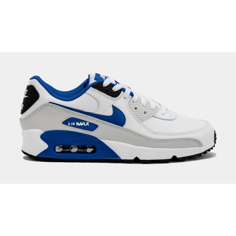 Air Max 90 LTR Mens Running Shoes (White/Blue)