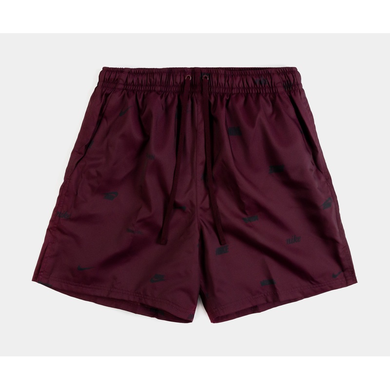 Club Woven Flow Mens Shorts (Maroon)