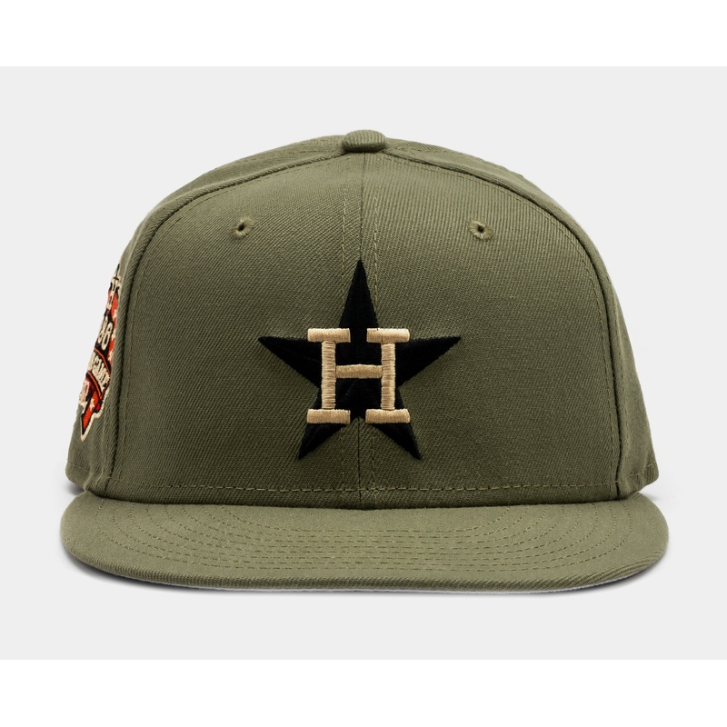 Exclusive Houston Astros Greenbark 59Fifty Fitted Mens Hat (Green/Black)