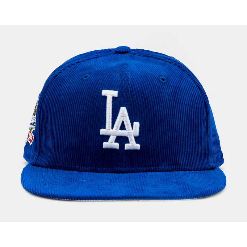 Exclusive Los Angeles Dodgers 100th Year 59Fifty Fitted Mens Hat (Blue/White)
