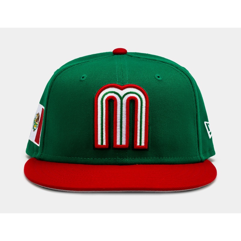 Exclusive Mexico 59Fifty Fitted Mens Hat (Green/Red)