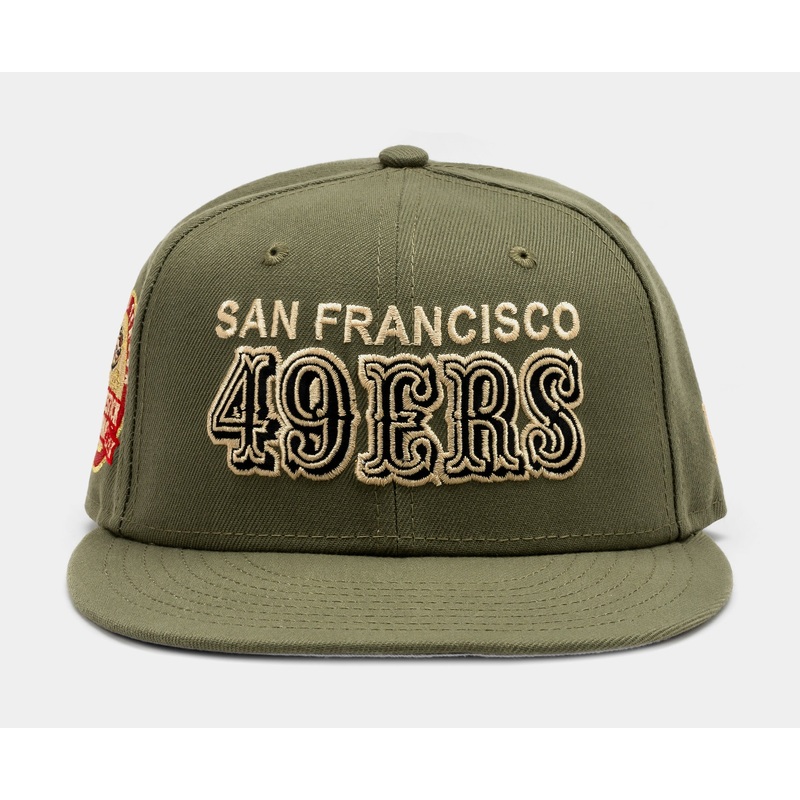 Exclusive San Francisco 49ers Greenbark 59Fifty Fitted Mens Hat (Green/Black)