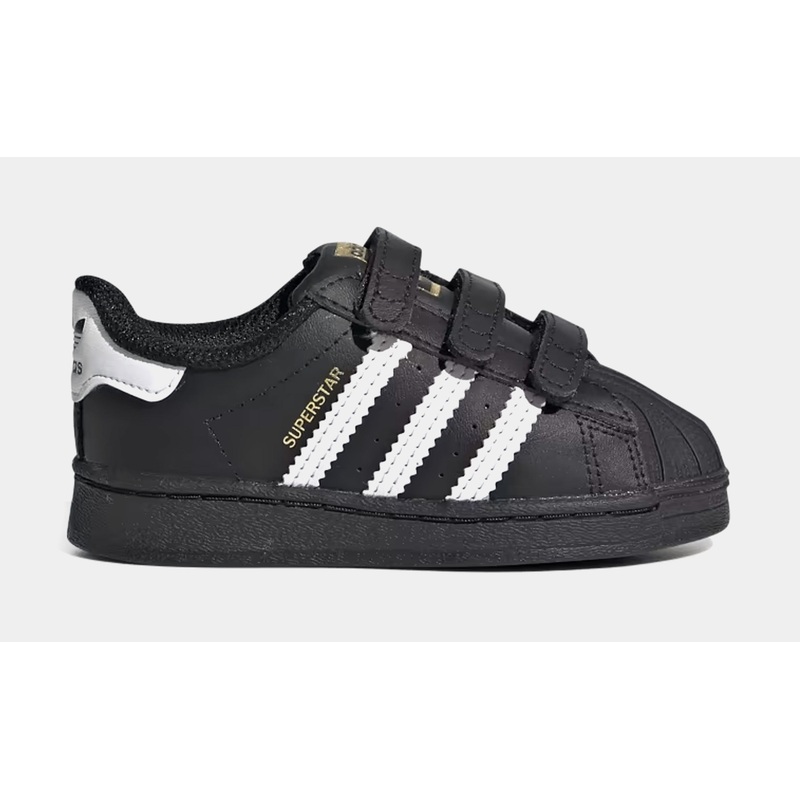 Superstar Infant Toddler Lifestyle Shoes (Black/White)