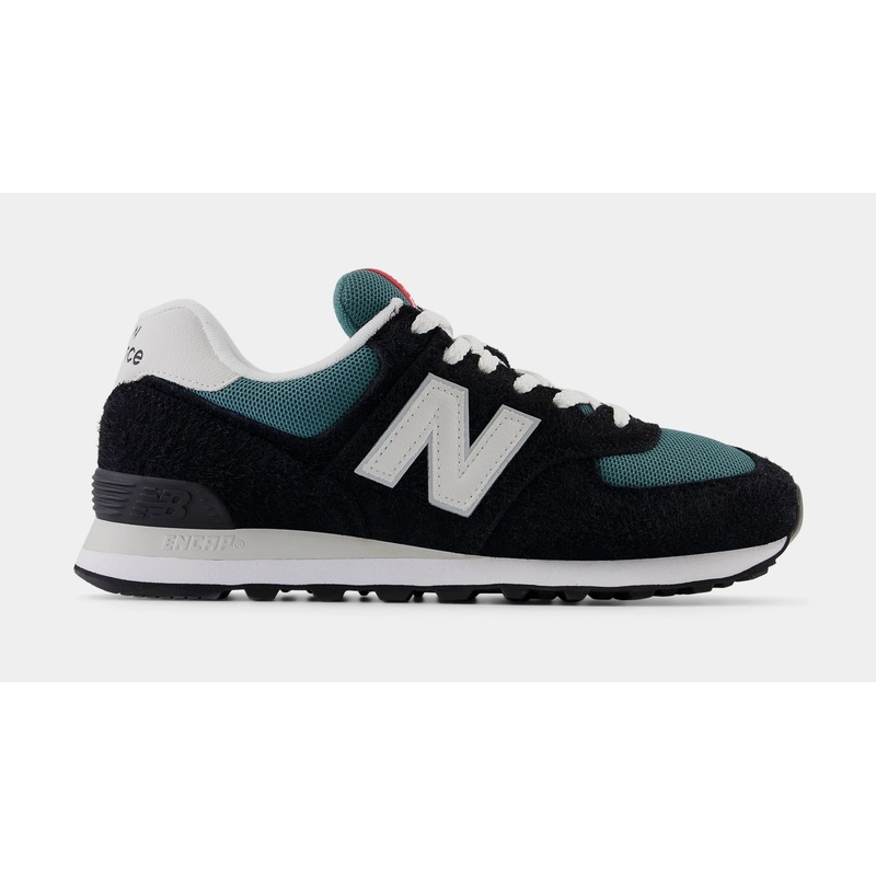 574 Mens Running Shoes (Black/Grey/White)