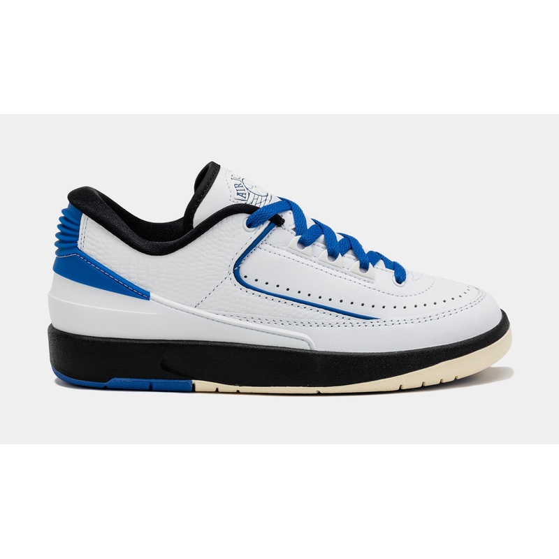 Air Jordan 2 Retro Low Varsity Royal Womens Lifestyle Shoes (White/Blue)