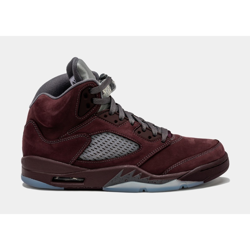Air Jordan 5 Retro Burgundy Mens Lifestyle Shoes (Burgundy)