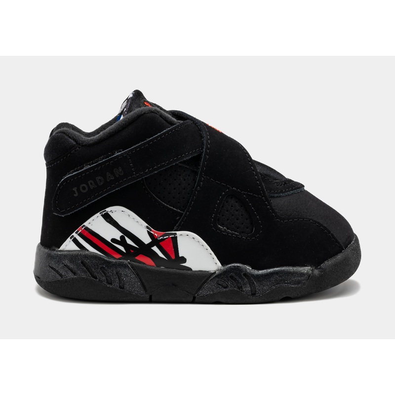 Air Jordan 8 Retro Playoffs Infant Toddler Lifestyle Shoes (Black)