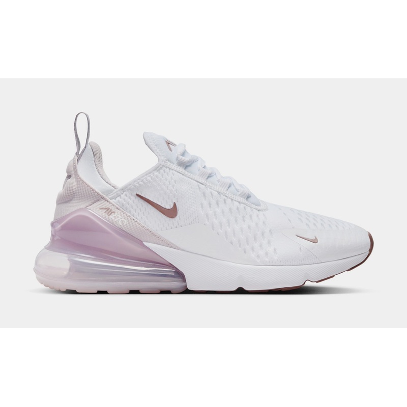 Air Max 270 Womens Running Shoes (White/Platinum Violet/Smokey Mauve/Black)