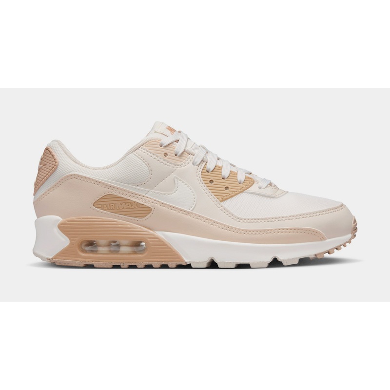 Air Max 90 Womens Lifestyle Shoes (Phantom/Sail/Sanddrift/Orewood Brown)