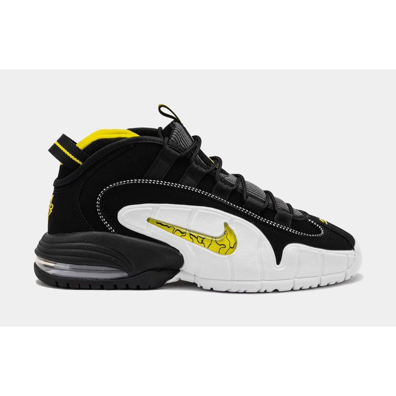 Air Max Penny Mens Basketball Shoes (White/Black/Opti Yellow)