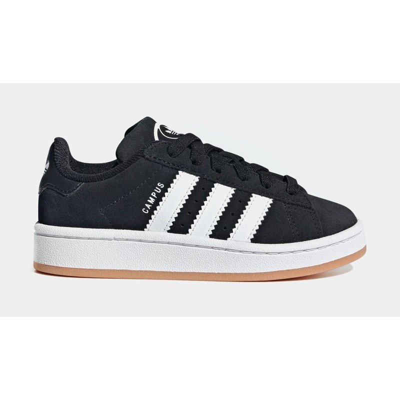 Campus 00s Preschool Lifestyle Shoes (Core Black/Cloud White/Gum)