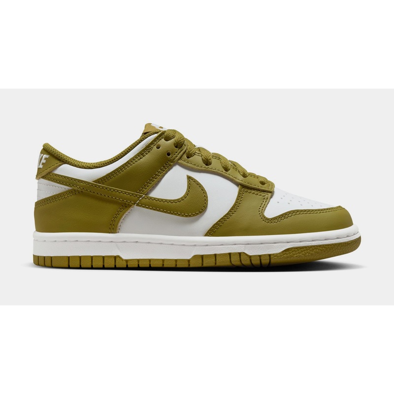 Dunk Low Grade School Lifestyle Shoes (White/Pacific Moss)