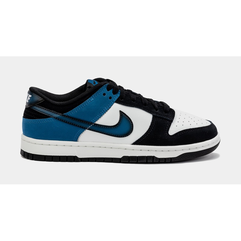 Dunk Low Industrial Blue Mens Lifestyle Shoes (Black/Blue) Free Shipping