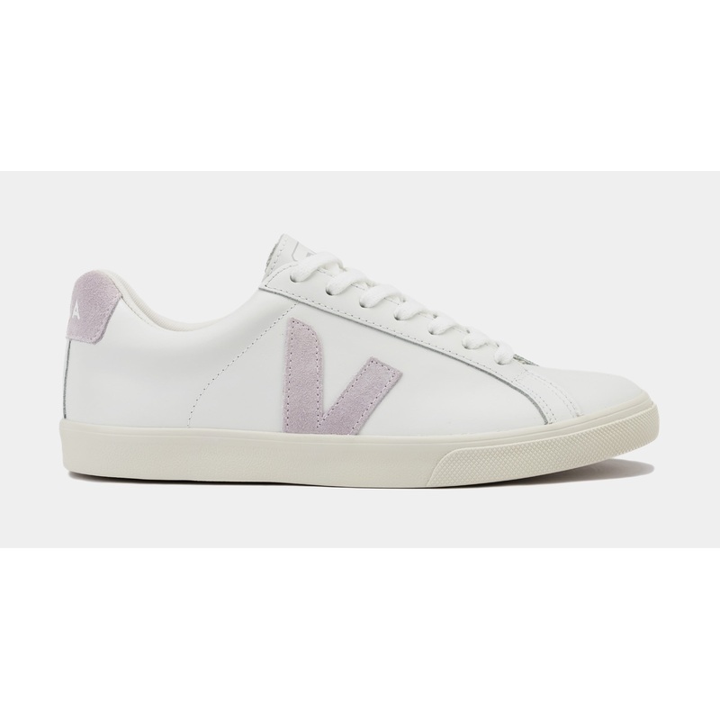 Esplar Leather Womens Lifestyle Shoes (White/Purple)