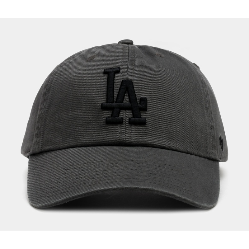 Los Angeles Dodgers Clean Up Mens Hat (Grey/Black)