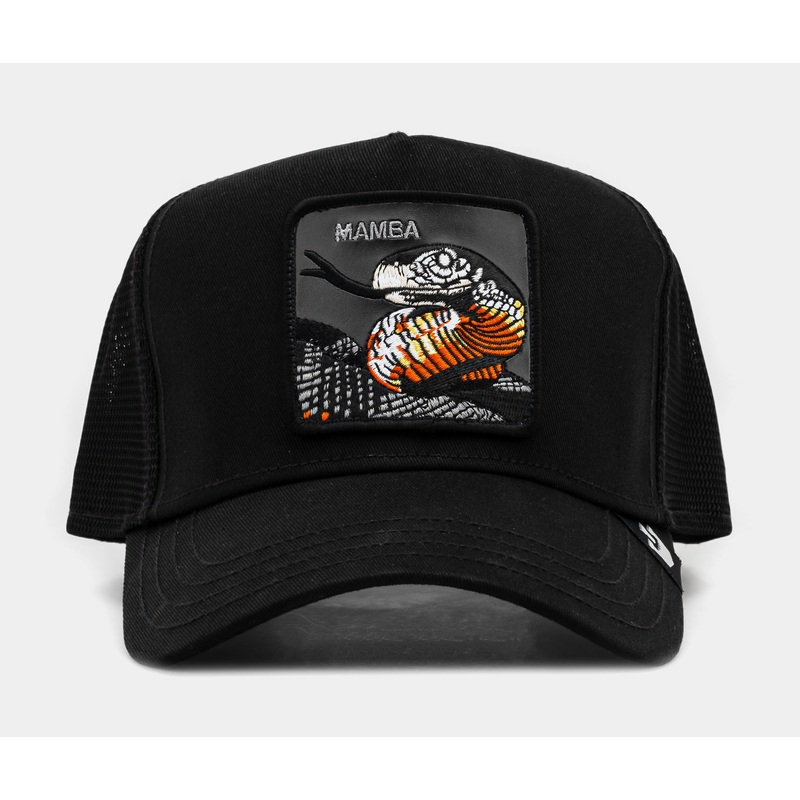 Mamba Premium Trucker Mens Hat (Black/White)