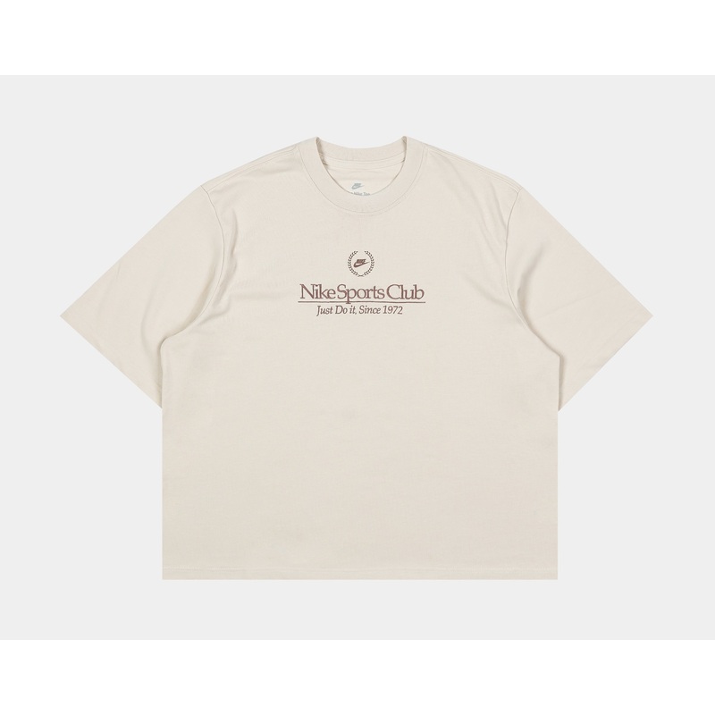NSW Boxy Campus Womens Short Sleeve Shirt (Beige)