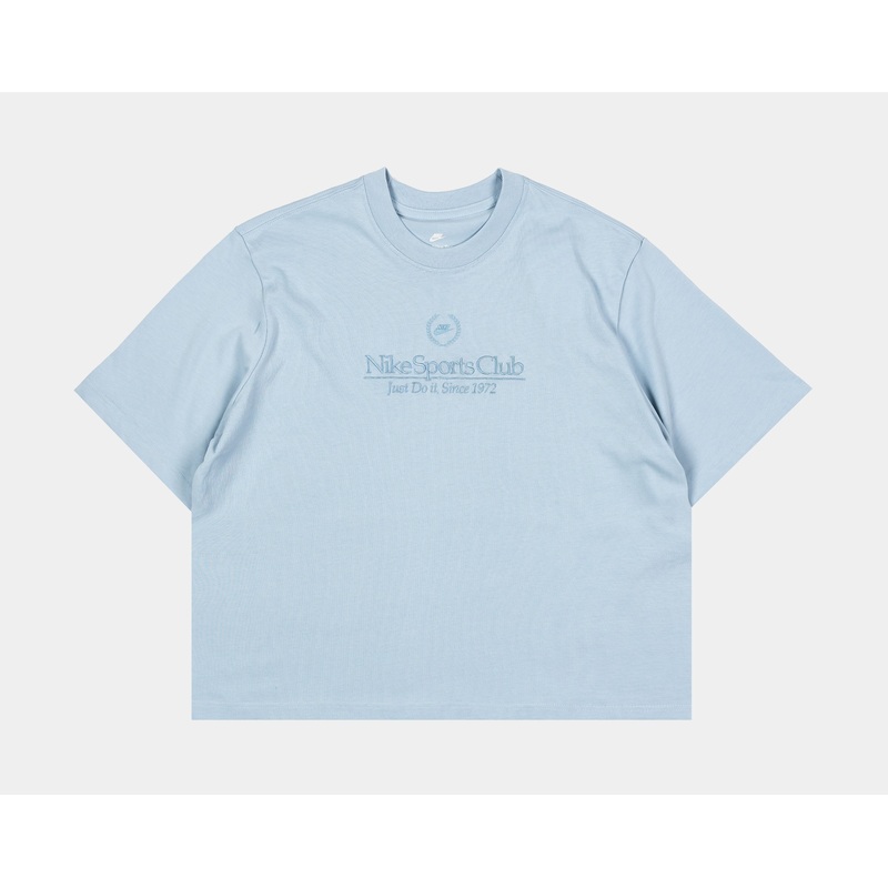 NSW Boxy Campus Womens Short Sleeve Shirt (Blue)