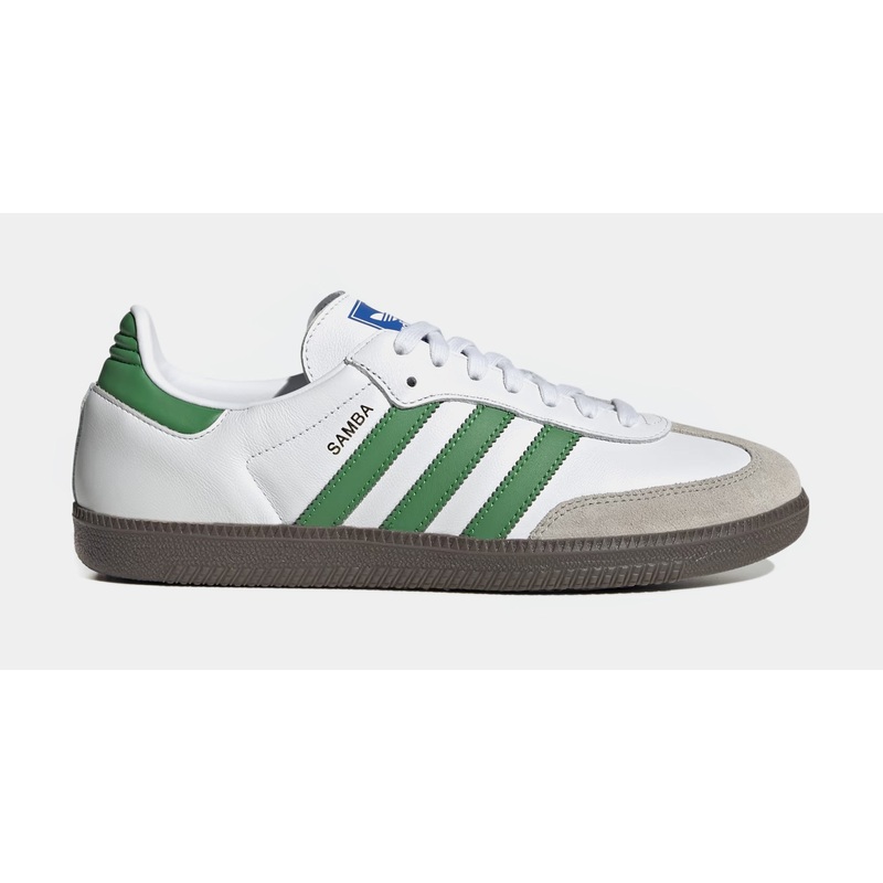 Samba OG Mens Lifestyle Shoes (Cloud White/Green)