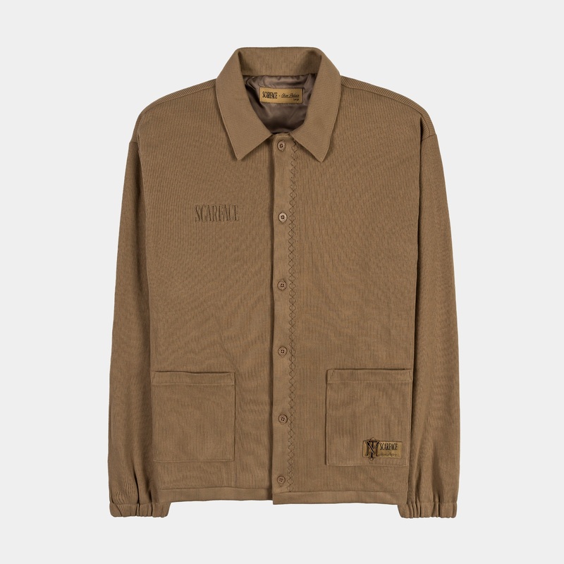 SP x Scarface Corduroy Mens Jacket (Khaki)