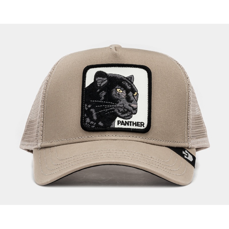 The Black Panther 14×14 Trucker Mens Hat (Khaki/Black)