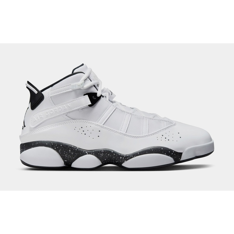 6 Rings Mens Basketball Shoes (White/Black/White)