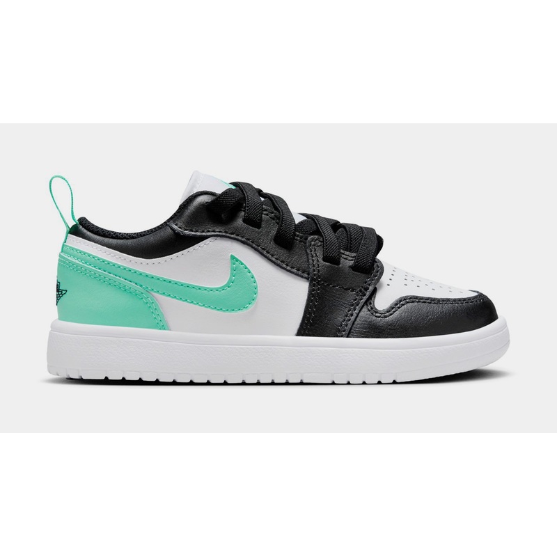 Air Jordan 1 Low Alt Preschool Lifestyle Shoes (White/Green Glow/Black)