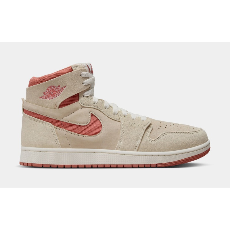 Air Jordan 1 Zoom CMFT 2 Mens Basketball Shoes (Sail/Terra Blush/Burnt Sunrise/Sail)