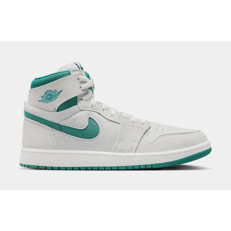 Air Jordan 1 Zoom CMFT 2 Mens Lifestyle Shoes (Summit White/Oxidized Green/Bicoastal)