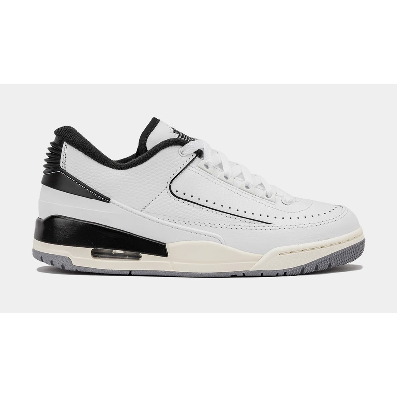 Air Jordan 2/3 Grade School Lifestyle Shoes (White/Black/Sail/Cement Grey)
