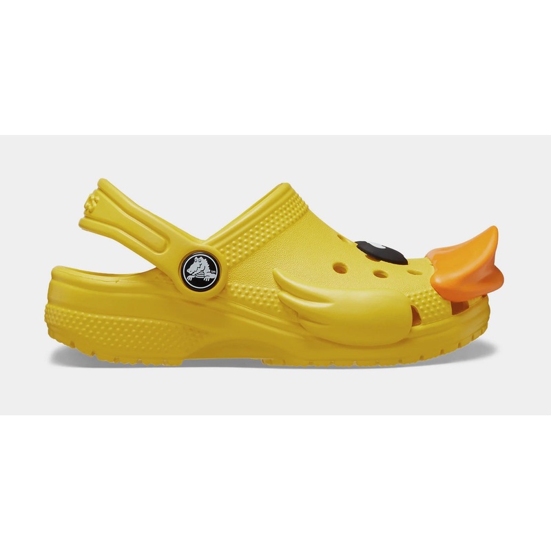 Classic Clog I am Ducky Infant Toddler Sandals (Yellow)