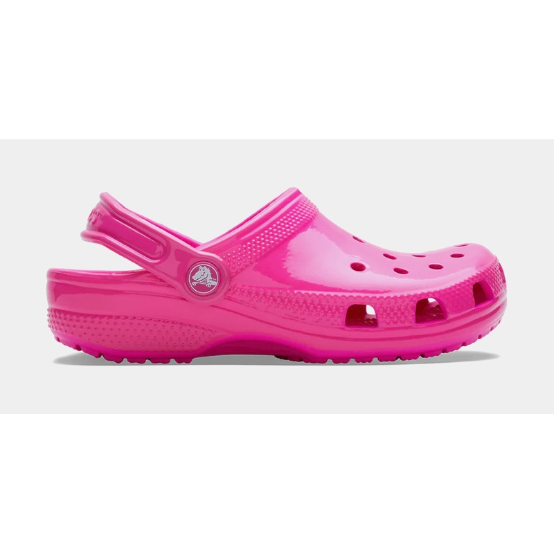 Classic Clog Neon Highlighter Preschool/Grade School Sandals (Pink)